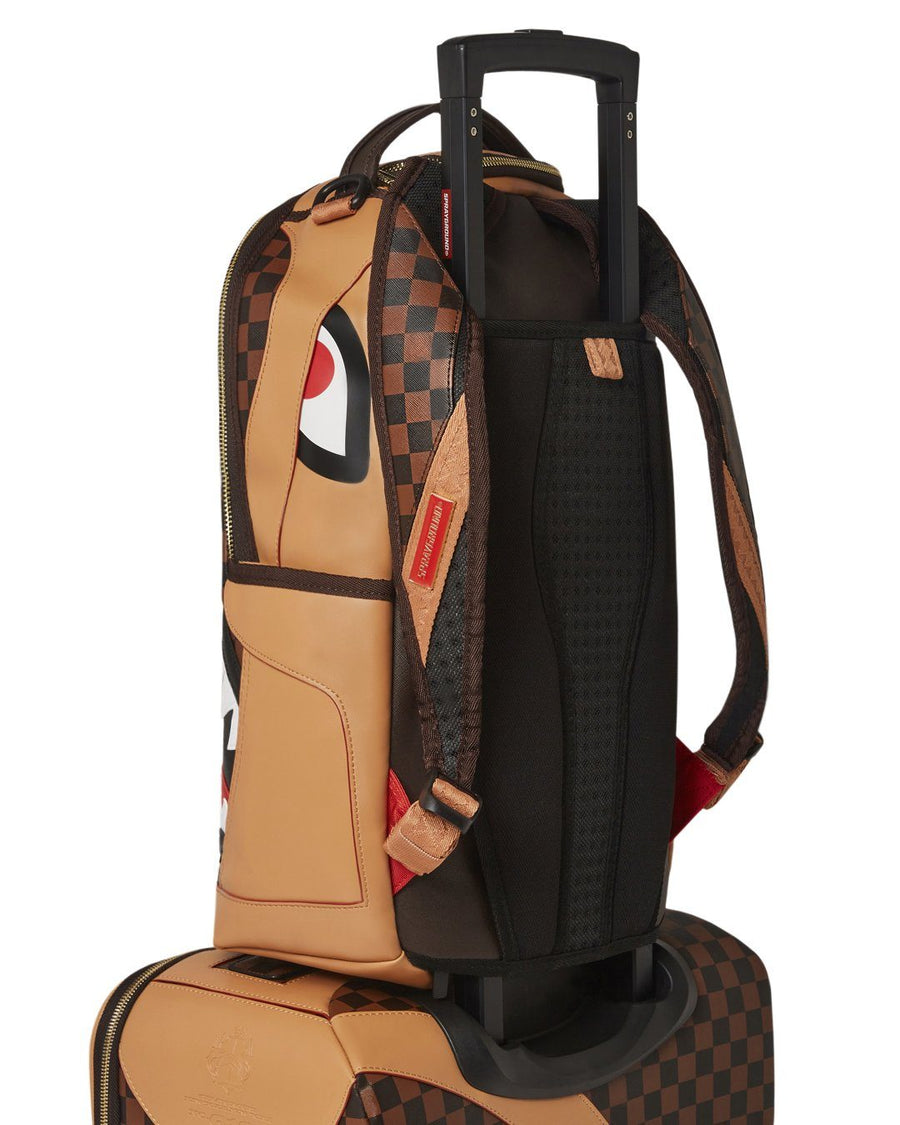 Sprayground Luggage HENNY AIR TO THE THRONE CUT & SEW VEGAN LEATHER CARRY-ON LUGGAGE Multicolor