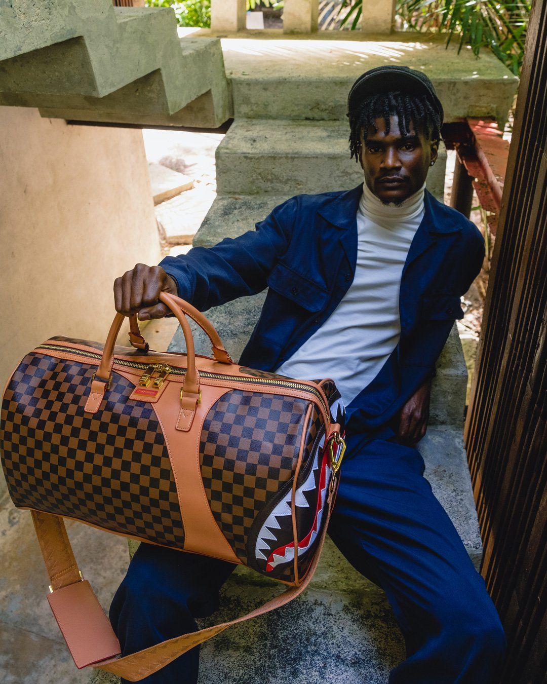 Borsa Sprayground HENNY AIR TO THE THRONE DUFFLE Marrone