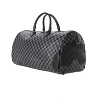 Henny Black Checkered Duffle