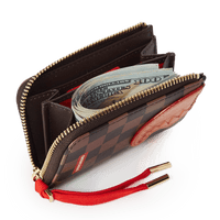 Portafoglio senza portamonete Sprayground BROWN HENNY WALLET Marrone