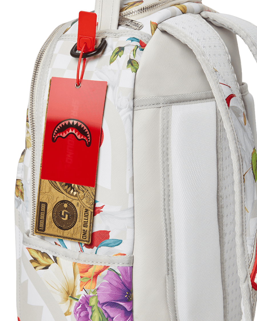 Sprayground Backpack IN THE GARDEN BACKPACK White