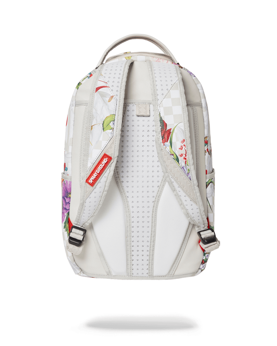 Sprayground Backpack IN THE GARDEN BACKPACK White