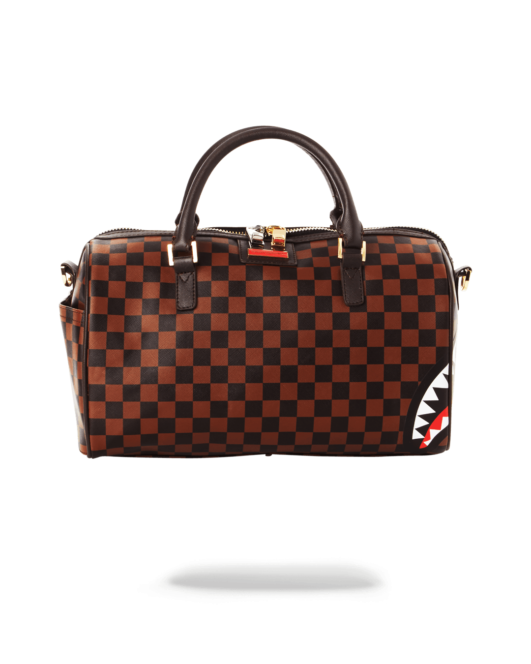 Bolsa pequeña Sprayground CHECK SPLIT MINI DUFFLE Marrón