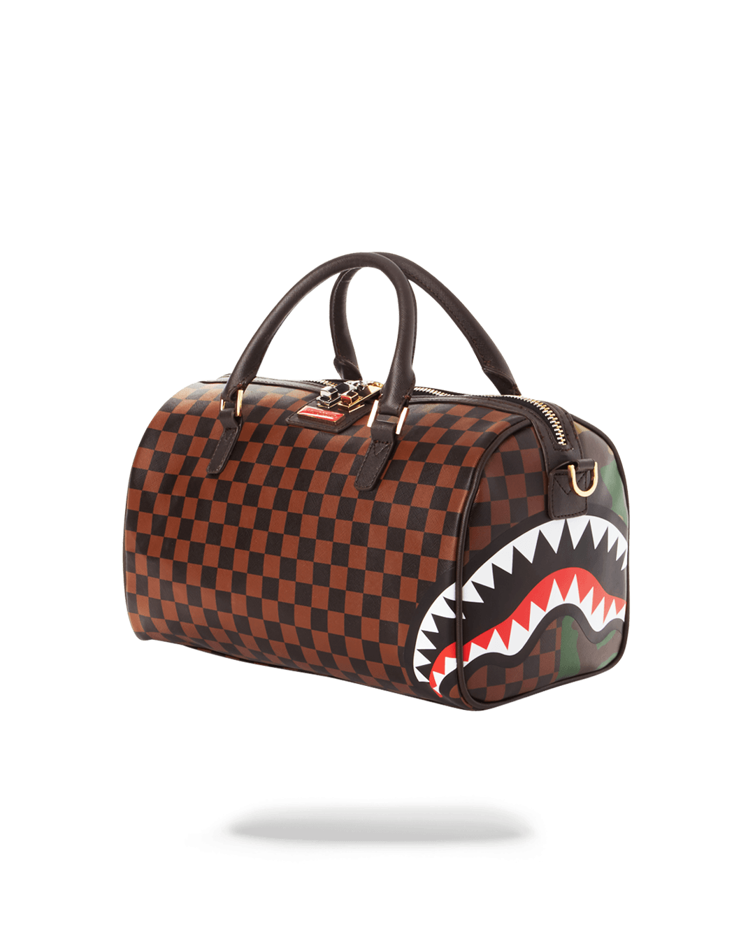 Sprayground Bag CHECK SPLIT MINI DUFFLE Brown