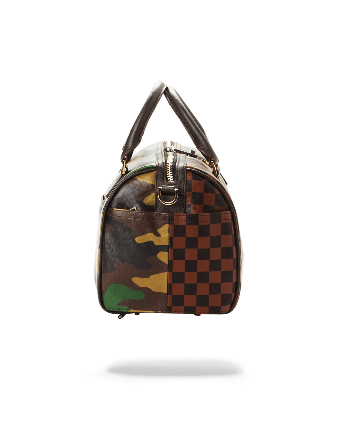 Sprayground Bag CHECK SPLIT MINI DUFFLE Brown