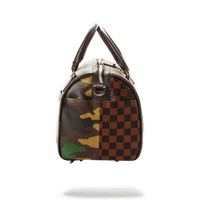 Sprayground Bag CHECK SPLIT MINI DUFFLE Brown