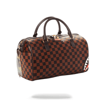 Bolsa pequeña Sprayground CHECK SPLIT MINI DUFFLE Marrón