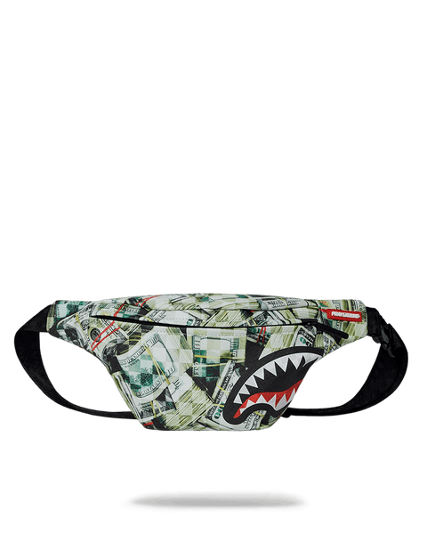 Sprayground Shark Shape Check Savvy Crossbody for Men