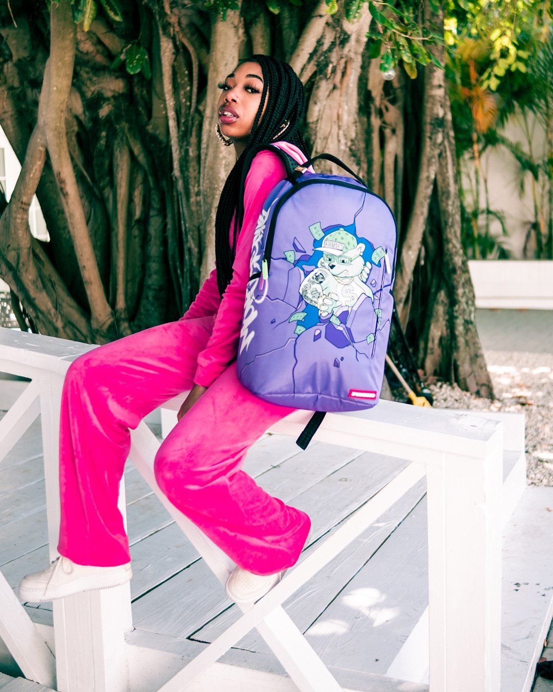 Zaino Sprayground MONEY BEAR BREAKOUT BACKPACK (DLXR) Multicolor