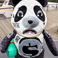 Zaino Sprayground MONEY BEAR TEDDY BEAR BACKPACK PANDA PANDA PANDA Multicolor