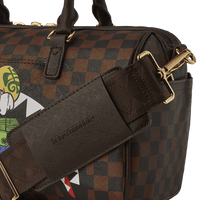 Borsa Sprayground MONEY CHASER MINI DUFFLE Marrone