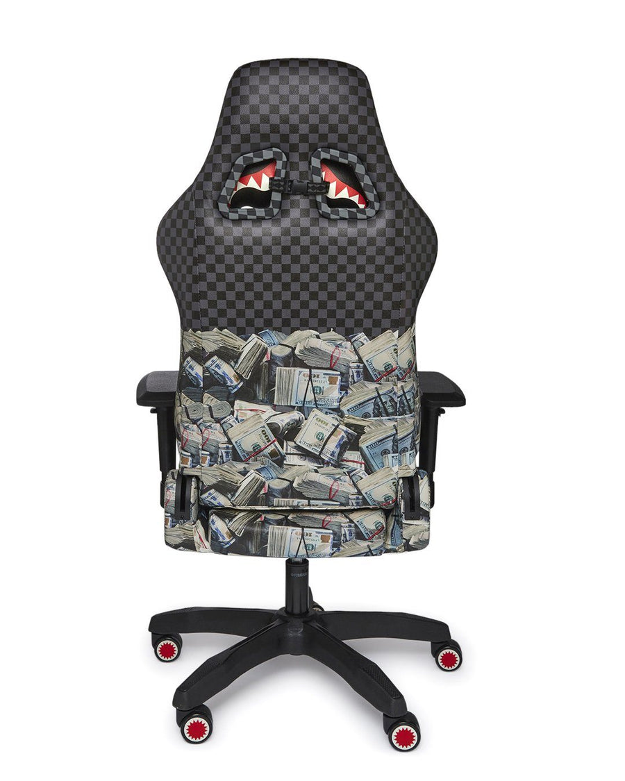 Sprayground Gaming chairs CHECKERED MONEY CHAIR Black