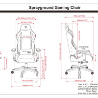 Sedie gaming Sprayground CHECKERED MONEY CHAIR Nero