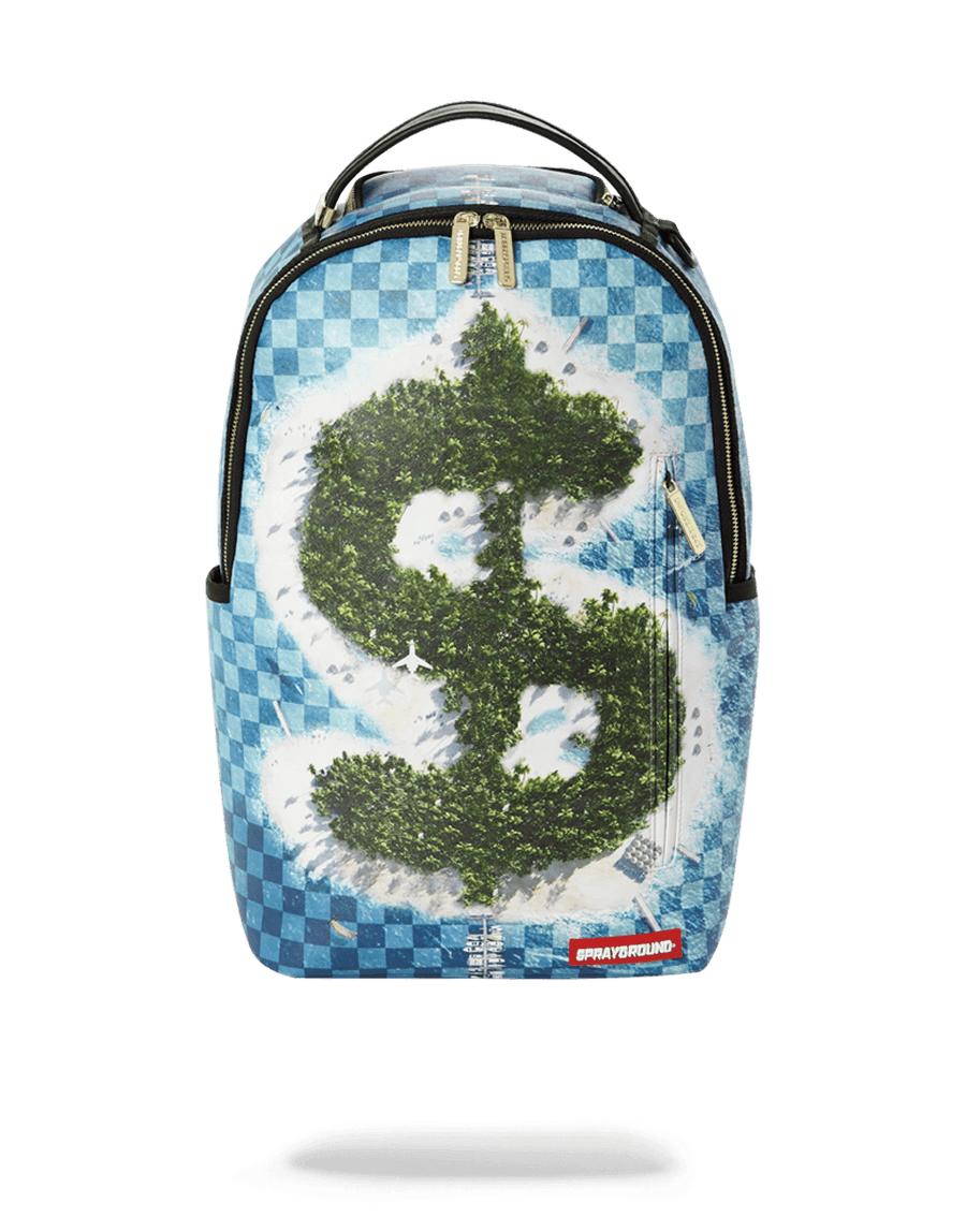 Sprayground Backpack MONEY ISLAND Blue