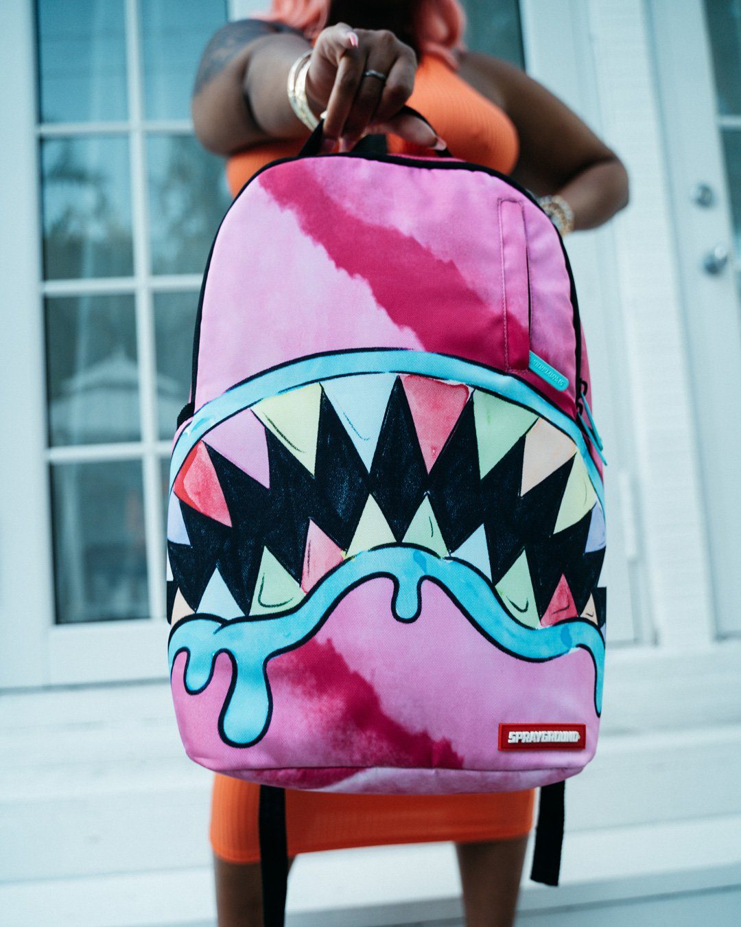 Zaino Sprayground PASTEL DELIGHT DLX BACKPACK SHARK Fucsia