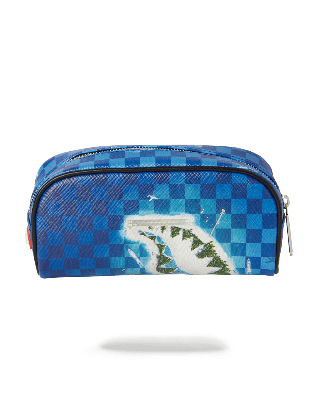 Pochette e beauty Sprayground REPUBLIC OF SHARK ISLAND POUCH Blu