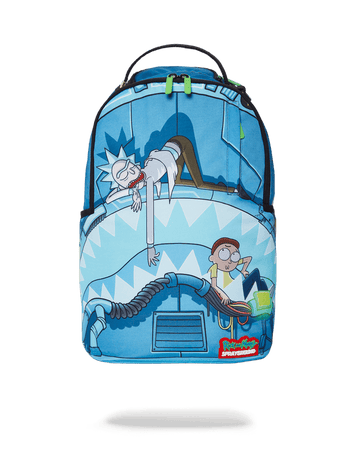 Sprayground x Rick and Morty Portal Green Backpack