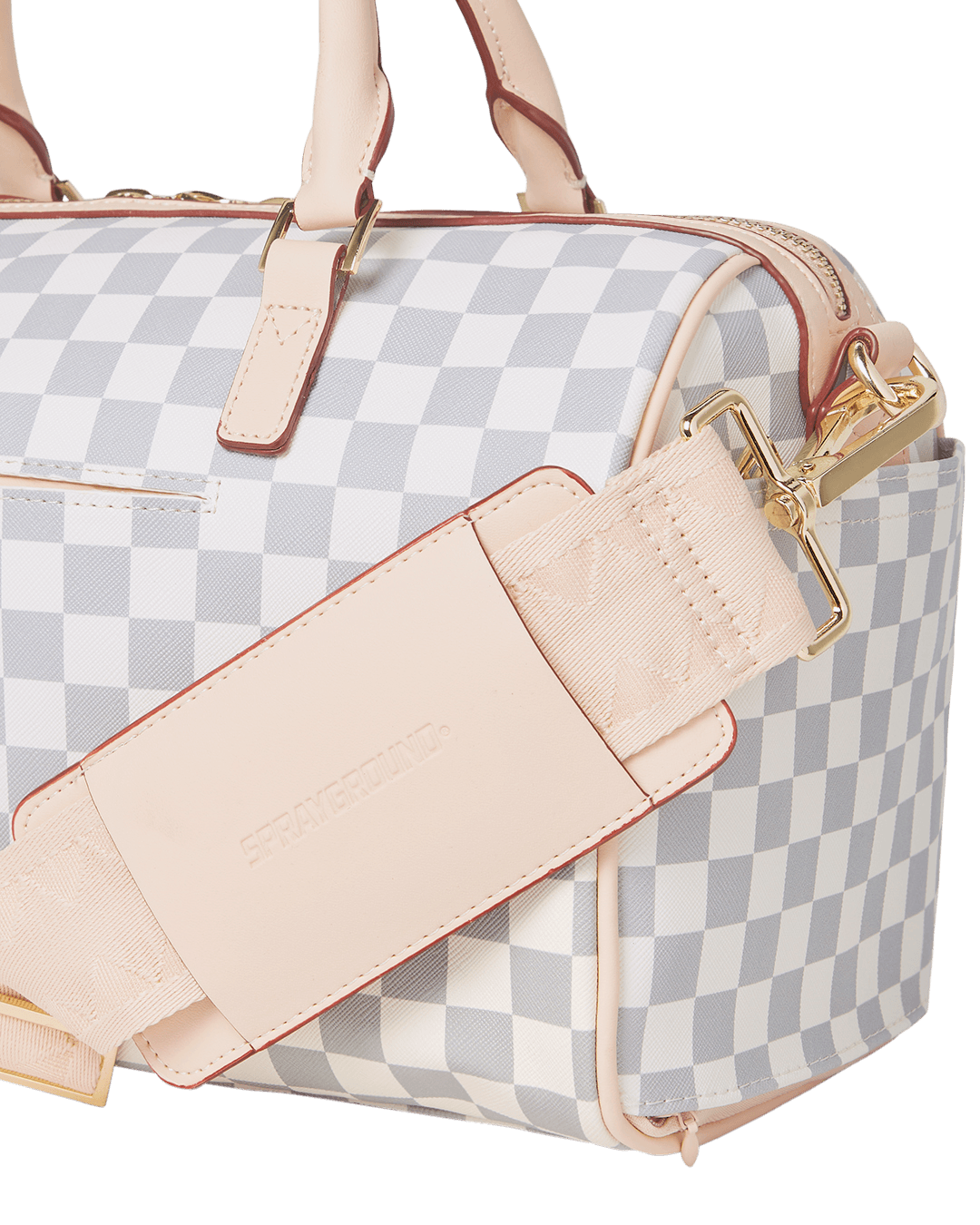 Bolsa pequeña Sprayground ROSE ALL DAY LA PALAIS MINI DUFFLE Blanco