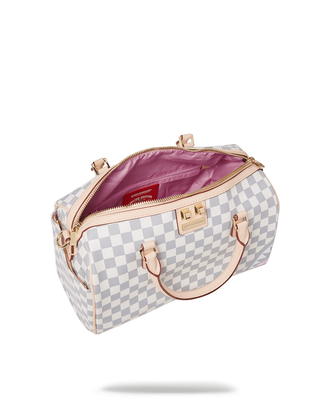 Bolsa pequeña Sprayground ROSE ALL DAY LA PALAIS MINI DUFFLE Blanco