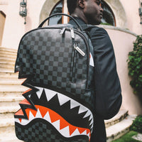 Zaino Sprayground SHARK BITE SHARKS IN PARIS GRAY BACKPACK (DLXV) Nero