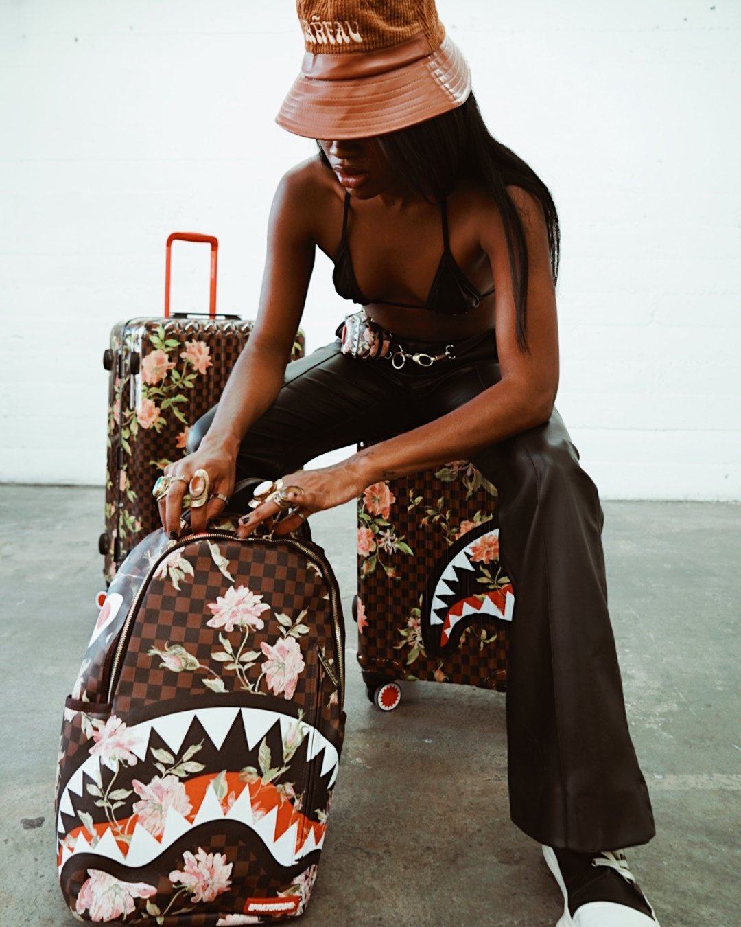 Shark Flower Backpack