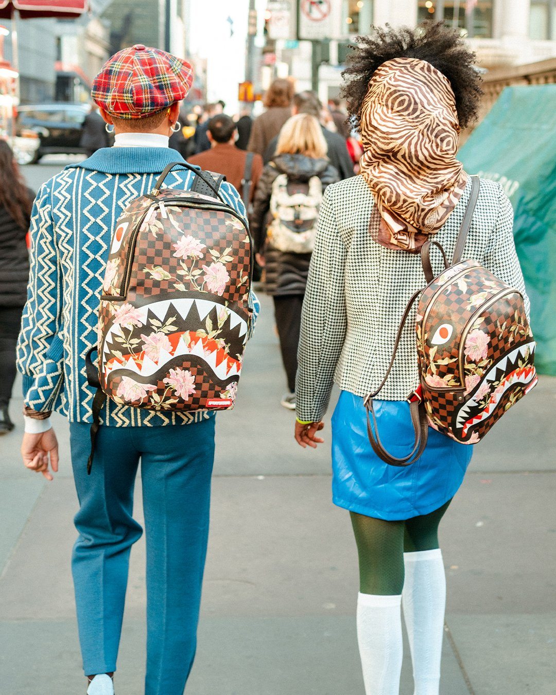 Shark Flower Backpack