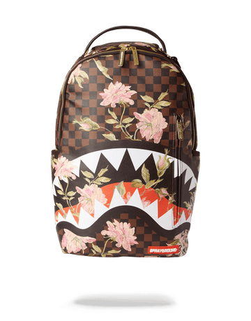 Sprayground Backpack SHARK FLOWER BACKPACK Brown