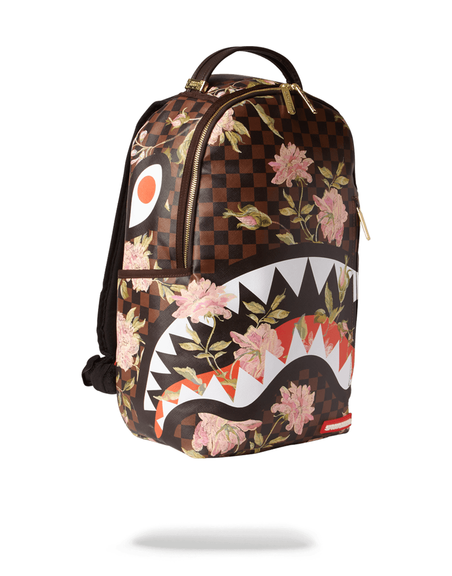 Sprayground Backpack SHARK FLOWER BACKPACK Brown