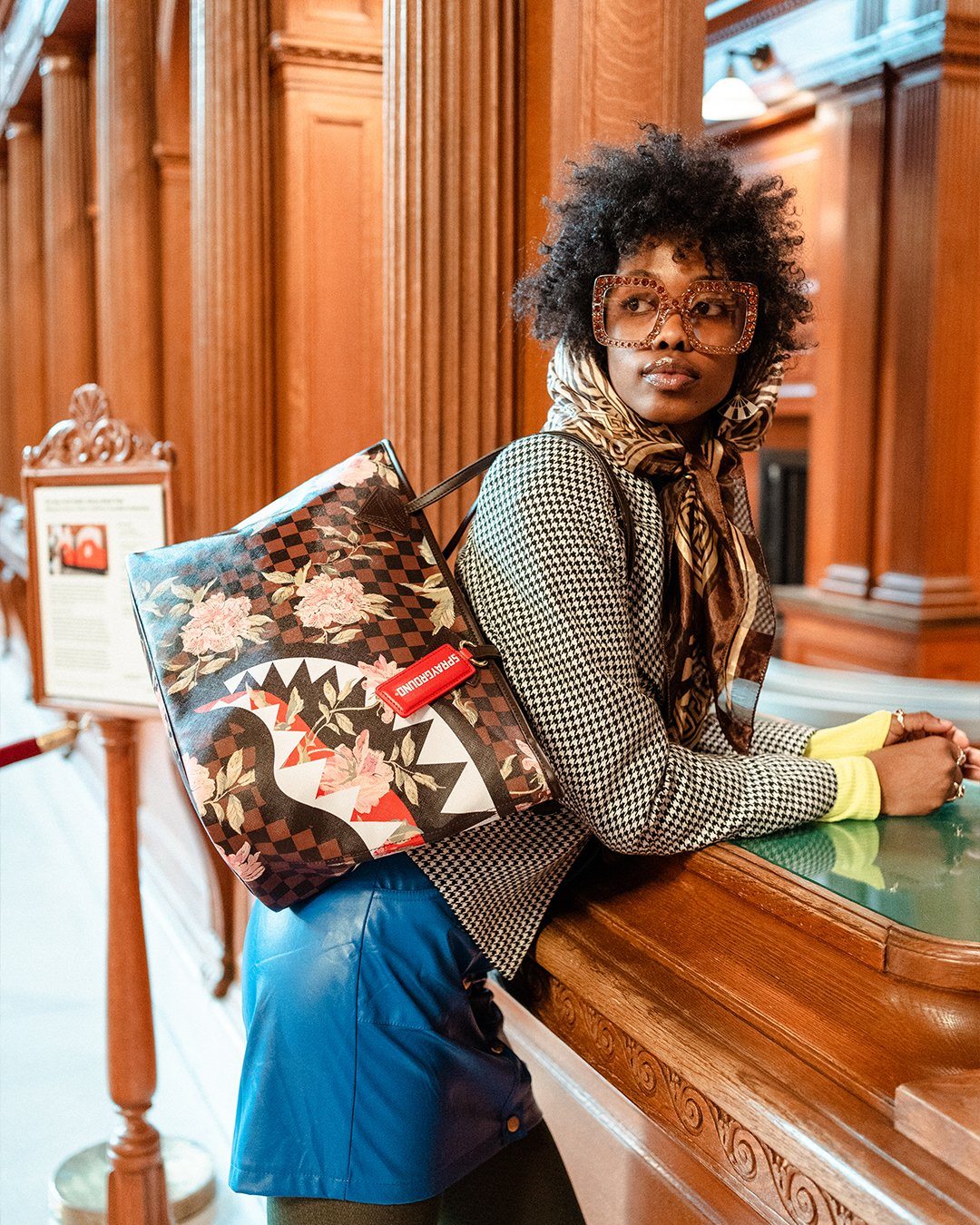 Shark Flower Tote