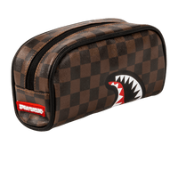 Petit sac Sprayground SHARKS IN PARIS POUCH  Marron