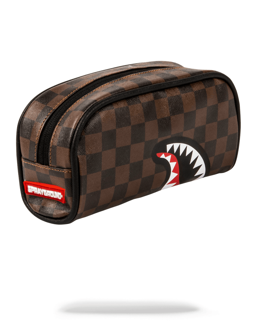 Bag Sprayground SHARKS IN PARIS POUCH Brown