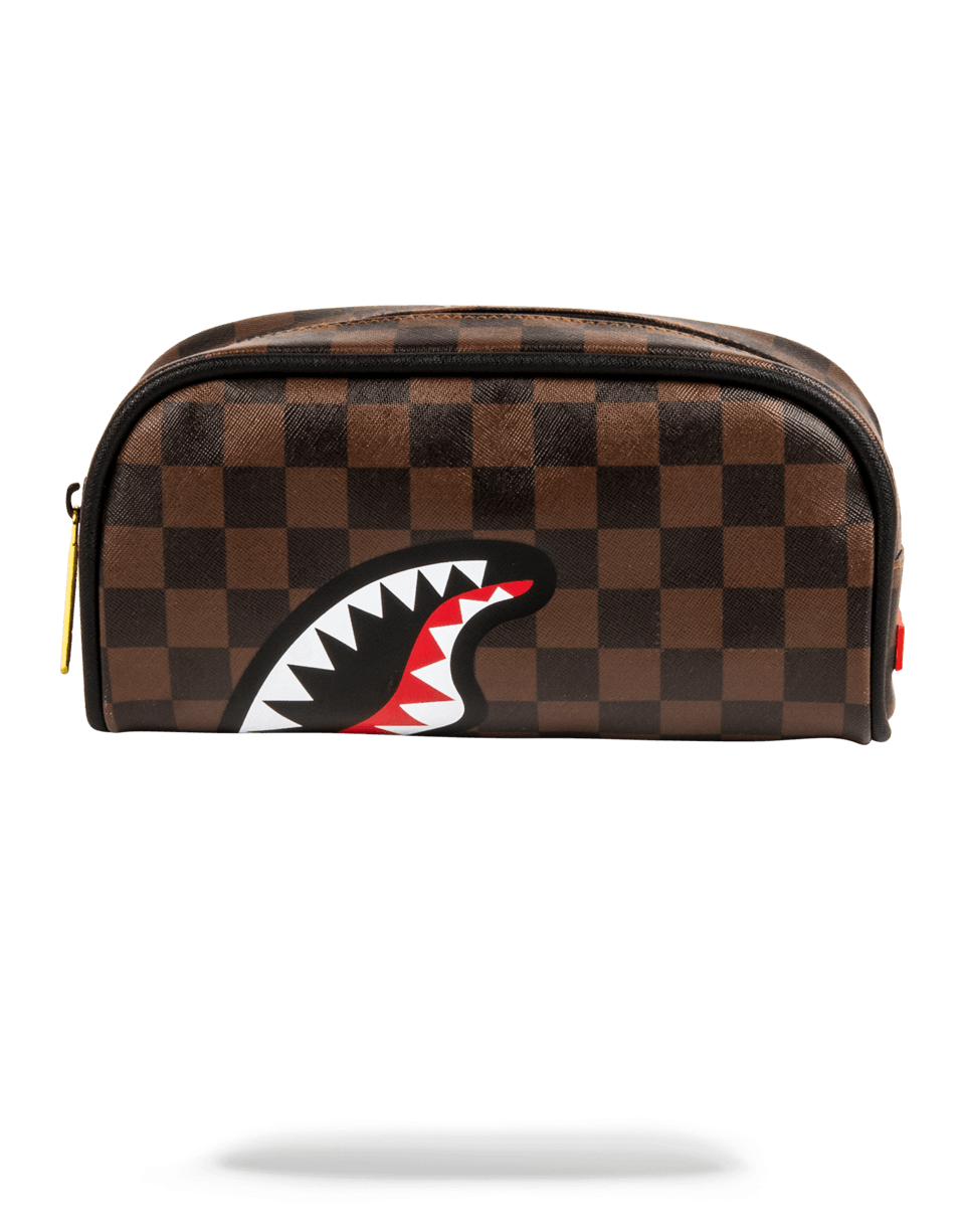 Petit sac Sprayground SHARKS IN PARIS POUCH  Marron