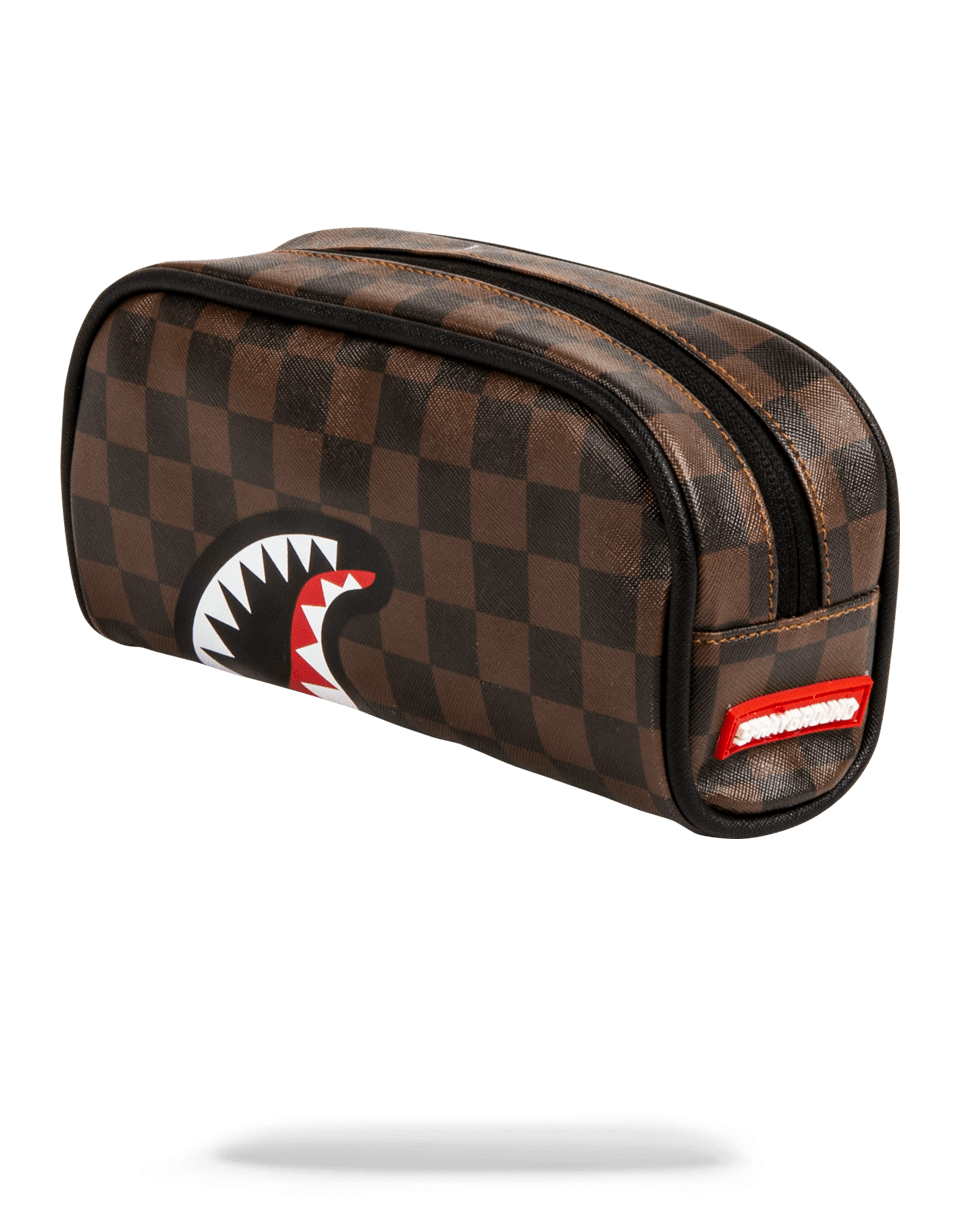 Petit sac Sprayground SHARKS IN PARIS POUCH  Marron