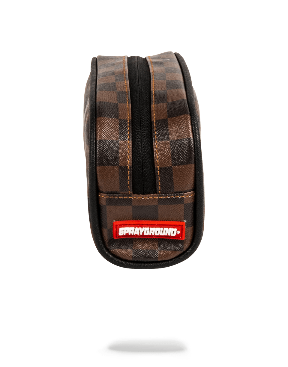 Petit sac Sprayground SHARKS IN PARIS POUCH  Marron