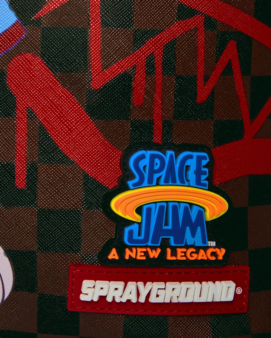 Sprayground Backpack SPACE JAM 2 CHECKERED Brown