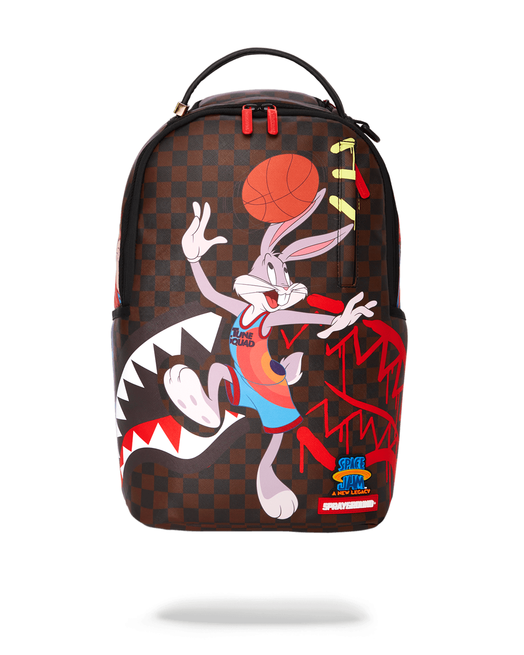 Sprayground Backpack SPACE JAM 2 CHECKERED Brown