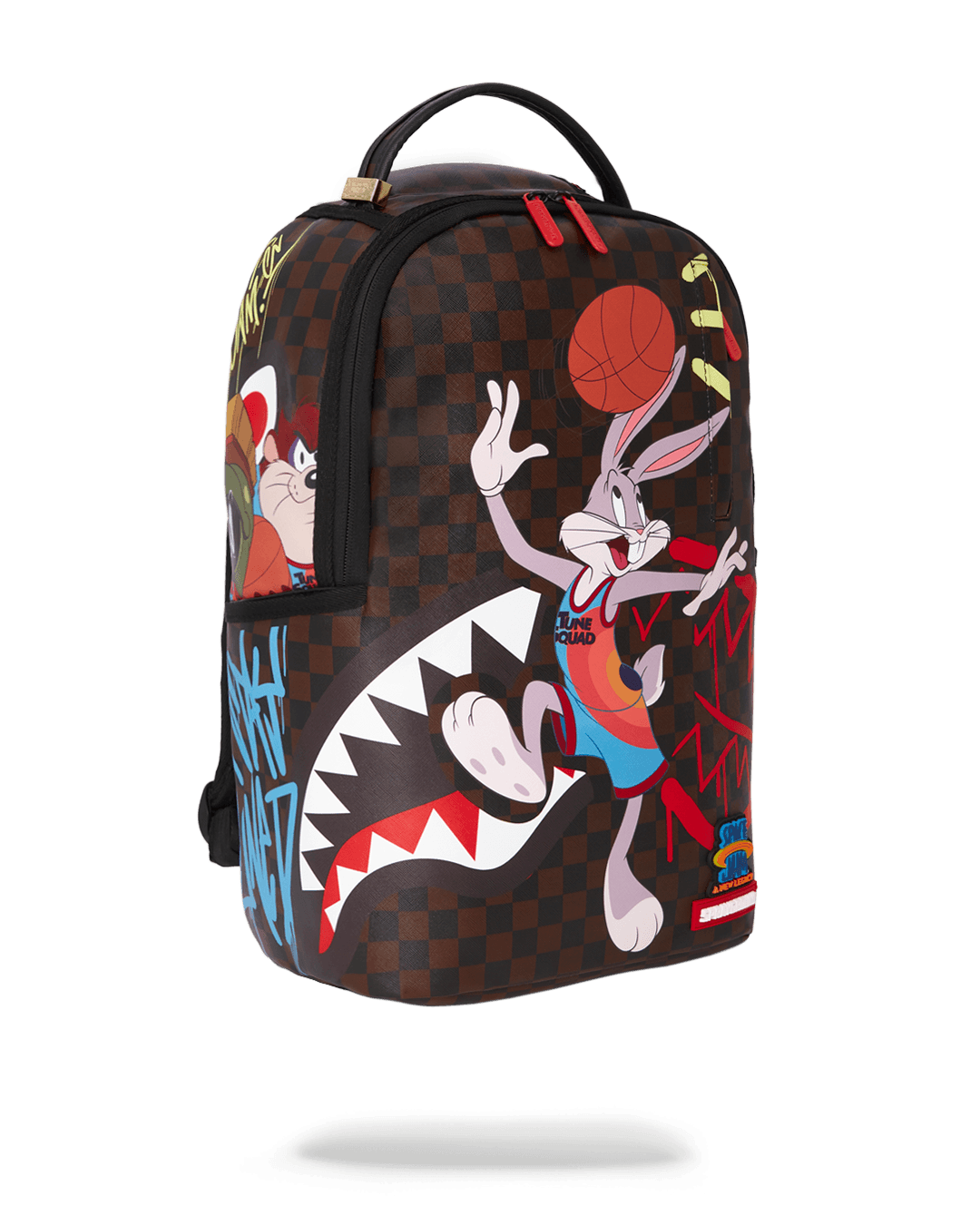 Sprayground Backpack SPACE JAM 2 CHECKERED Brown