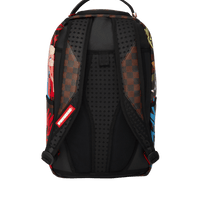 Sprayground Backpack SPACE JAM 2 CHECKERED Brown