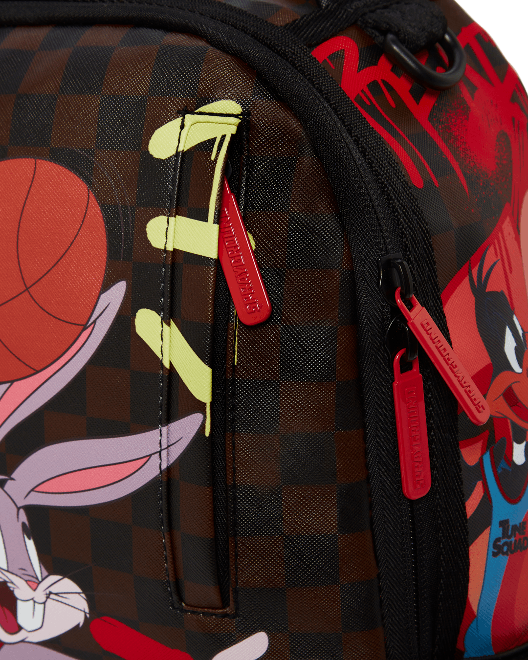 Sprayground Backpack SPACE JAM 2 CHECKERED Brown