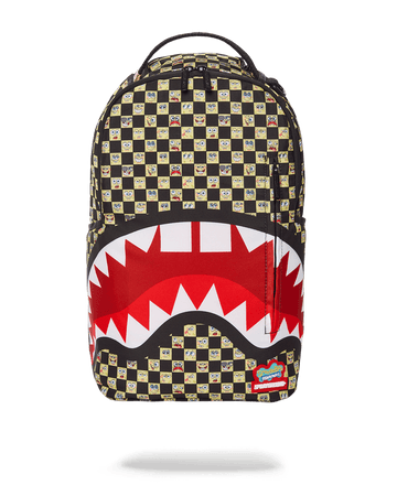 Sprayground Shark Bite Bob Sponge Nickelodeon Backpack Books Bag
