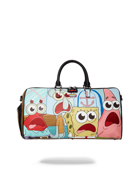 Sprayground x Sponge Bob Half Sponge Sharkmouth Backpack · Slide Culture