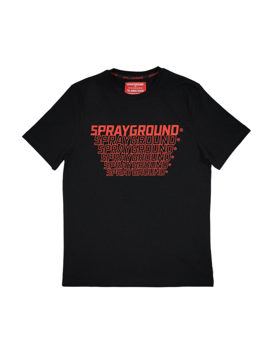 Garçon/Fille - T-shirt Sprayground SPACE SPRAYGROUND Noir