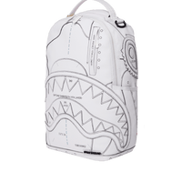 Zaino Sprayground TECHNICAL CUT SEW SHARK Bianco