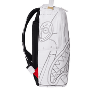 Zaino Sprayground TECHNICAL CUT SEW SHARK Bianco