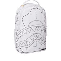 Zaino Sprayground TECHNICAL CUT SEW SHARK Bianco