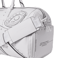 Borsa Sprayground TECHNICAL CUT SEW DUFFLE Bianco