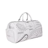 Borsa Sprayground TECHNICAL CUT SEW DUFFLE Bianco