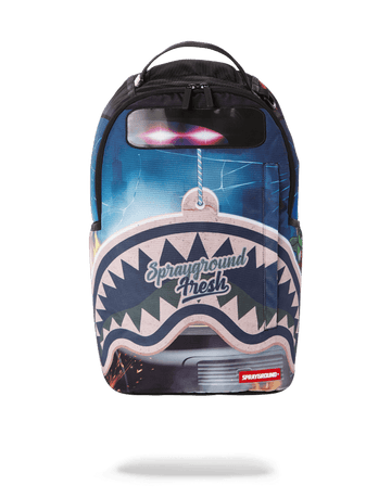 Sprayground Backpack GRAND THEFT SHARK Blue