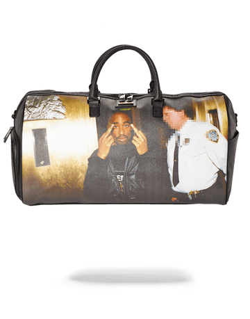 Sprayground Bag Tupac Duffle Black