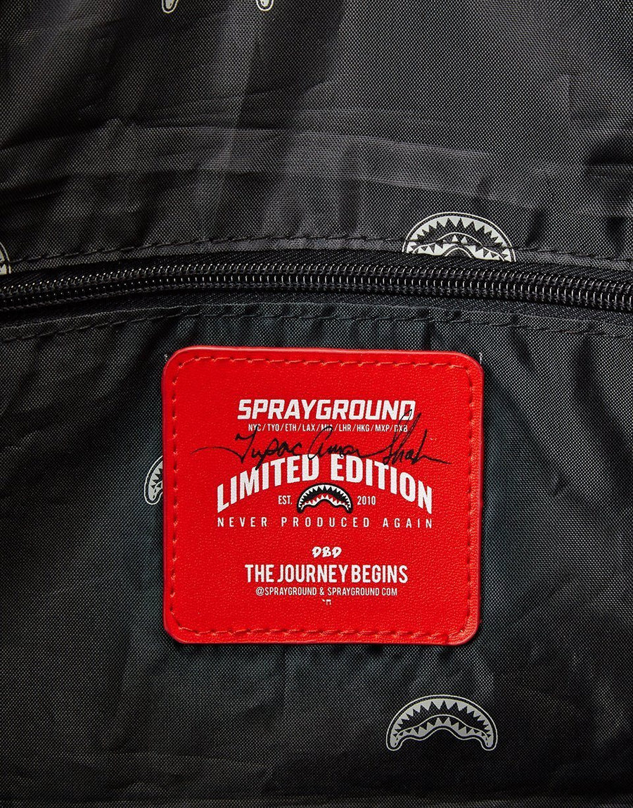 Sprayground Bag Tupac Duffle Black